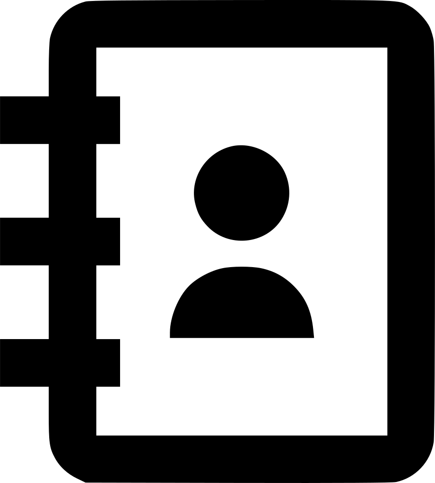 884x980 Contact Book Png Icon Free Download