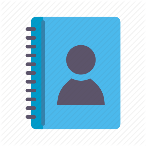 512x512 Contact Book, Contact List, Contacts, Phone Book Icon