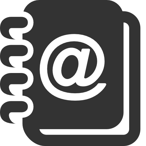 512x512 Very Basic Address Book Icon Pixel