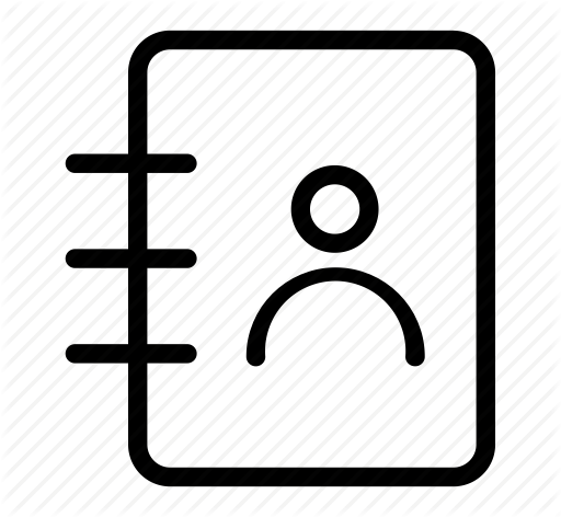 512x472 Address Book, Contact, Contacts, Friends, Telephone Book Icon