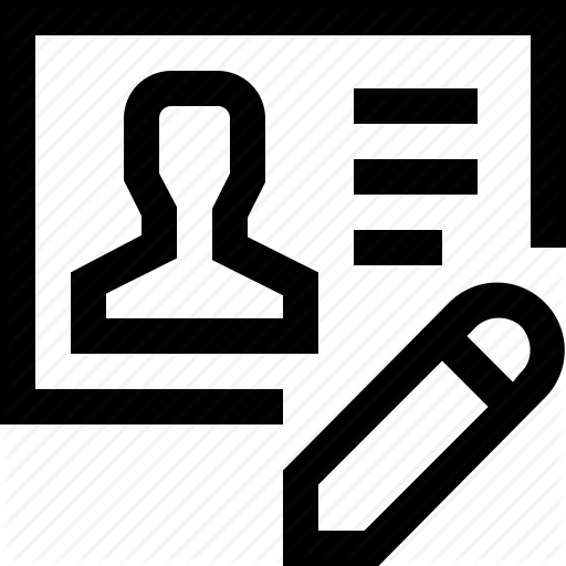 512x512 Business, Card, Contact, Data, Identification, Info, Write Icon