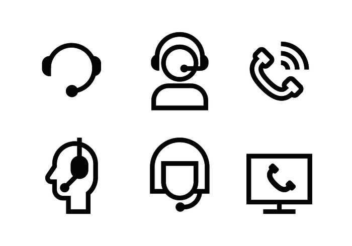 700x490 Call Centre Icon Vector