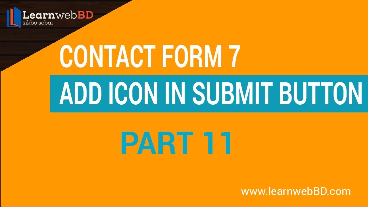 1280x720 Contact Form Add Icon In Submit Button Part Bangla