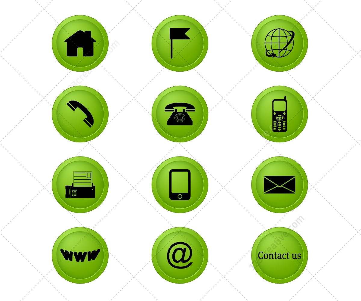 1200x1000 Address Icon Contact Icons Set