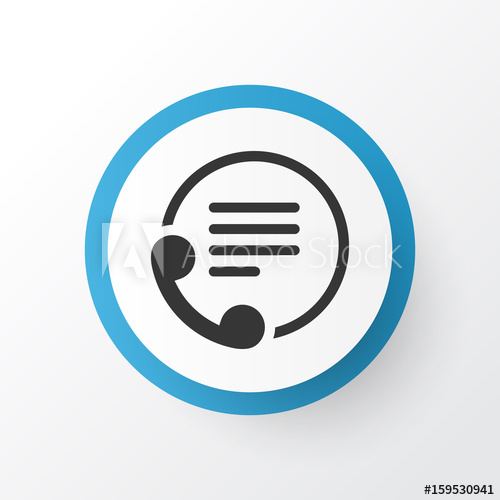 500x500 Contact Info Icon Symbol Premium Quality Isolated Telephone