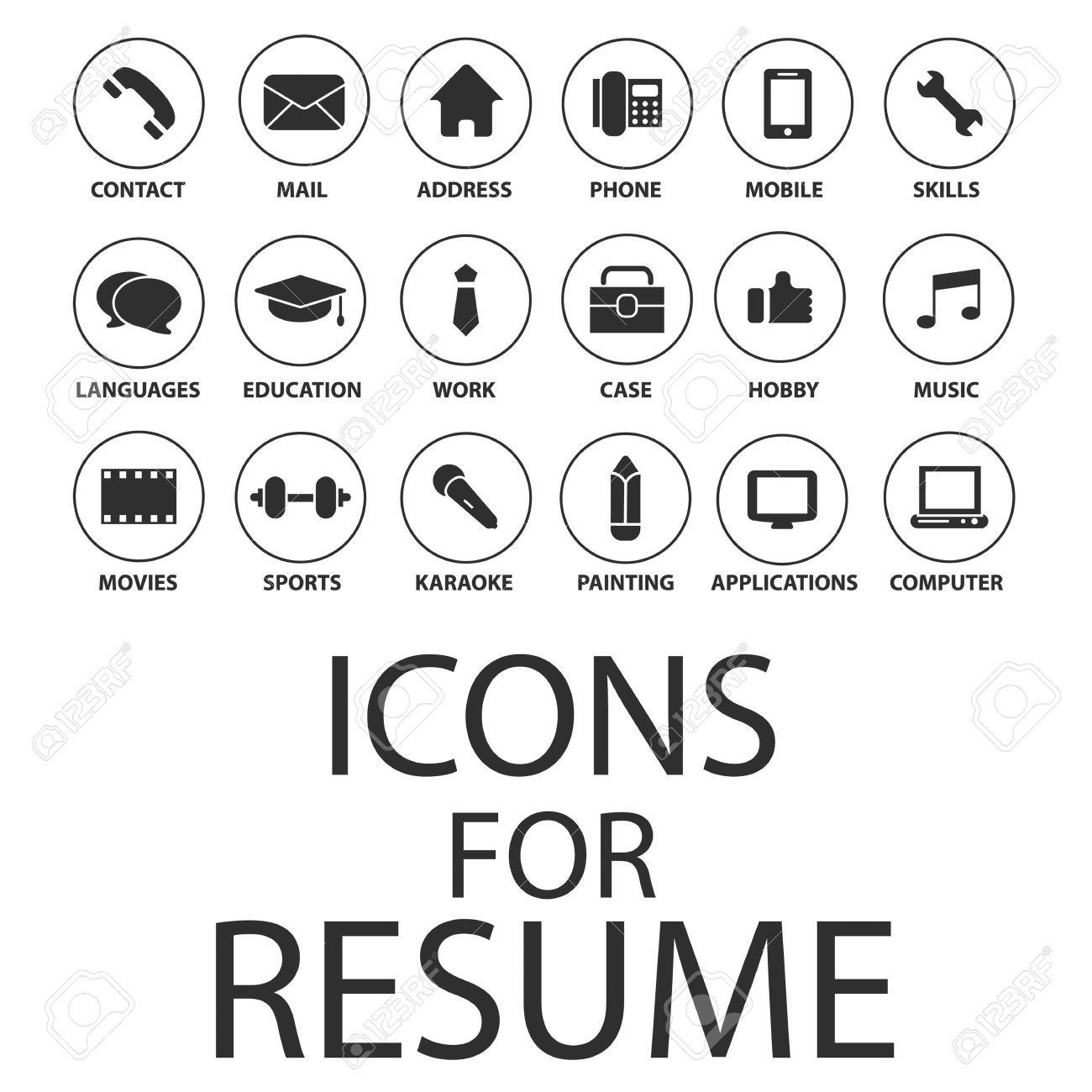1300x1300 Resume Clipart Contact Info