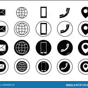 300x300 Vector Business Card Icon Set Catamart