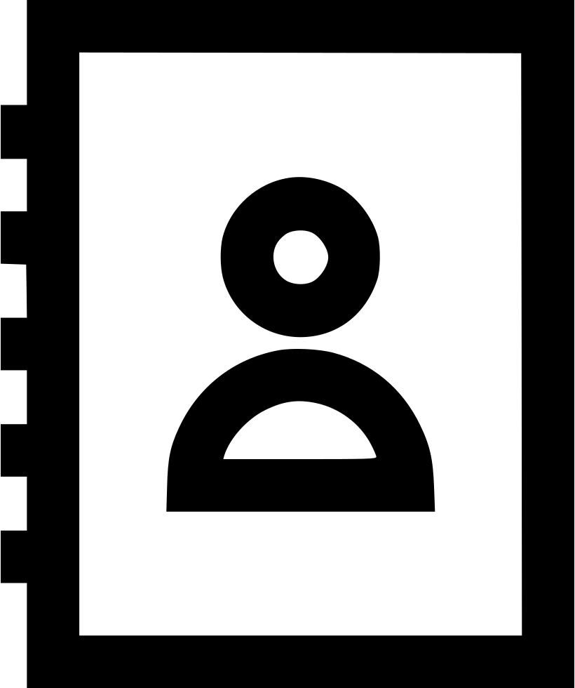 820x980 Contact List Png Icon Free Download