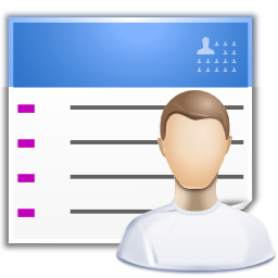 256x256 Apps Preferences Contact List Icon Oxygen Iconset Oxygen Team