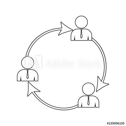 500x500 General Business Contacts Icon Element Of Cyber Security