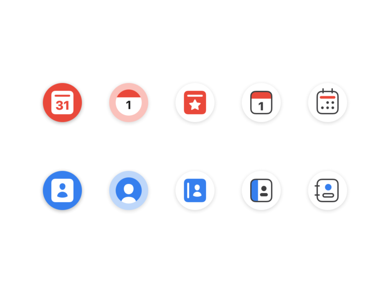 800x600 Calendar And Contacts Icons