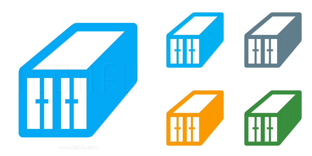 1200x600 Cargo Container Icon