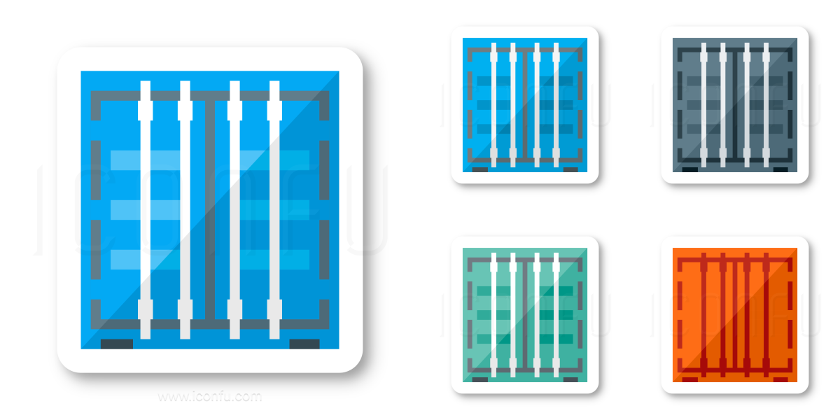 1200x600 Cargo Container Icon