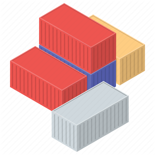 512x512 Cargo Container, Containers, Delivery, Freight, Logistic Icon