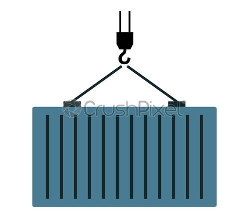 500x438 Container Icon, Stock Vector Crushpixel