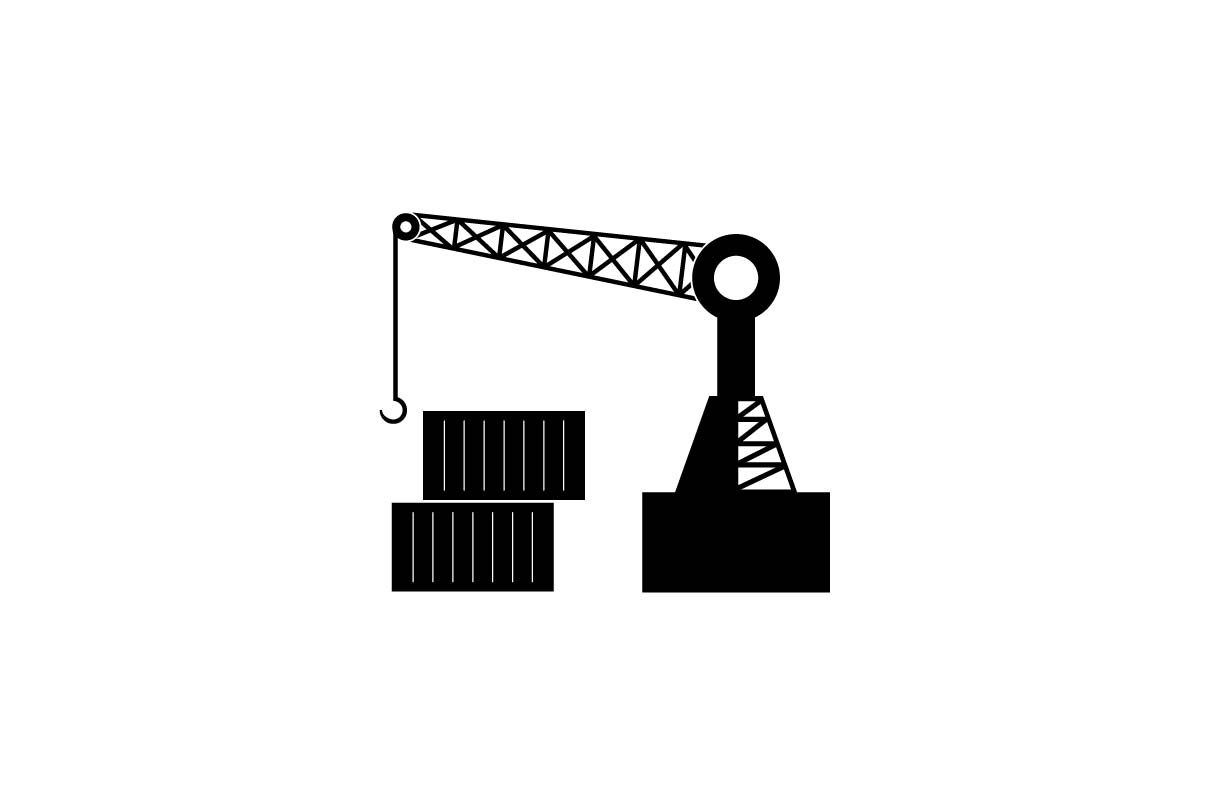 1209x805 Crane, Cargo, Container Icon