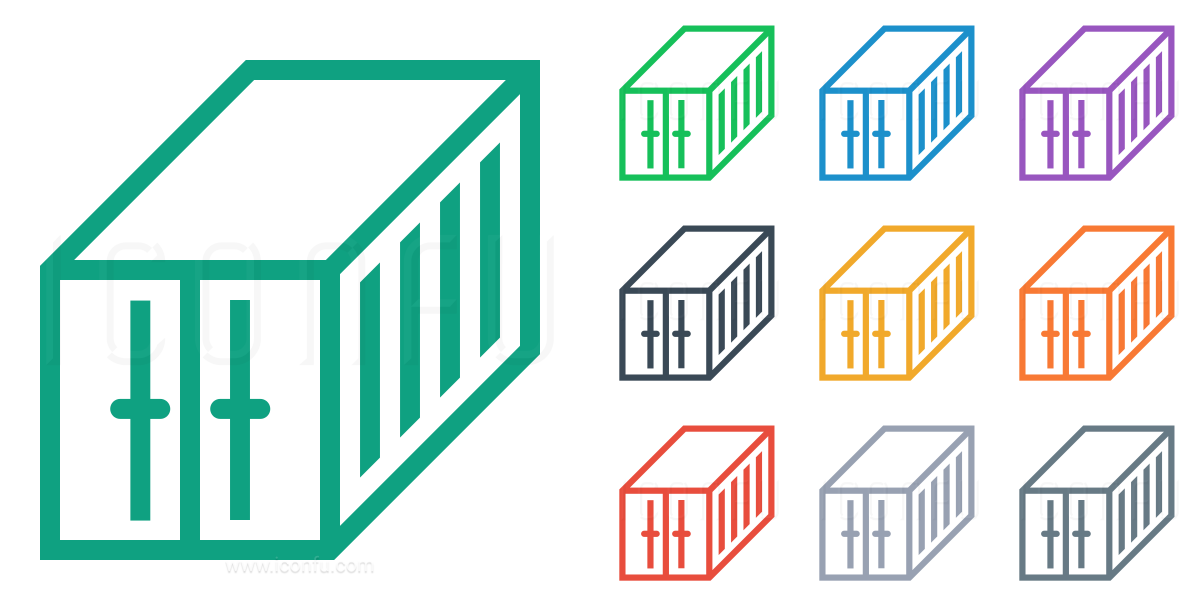 1200x600 Cargo Container Icon