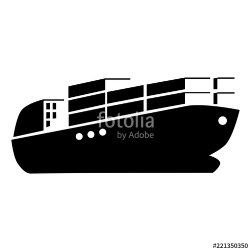 500x500 Cargo Ship Icon Stock Image And Royalty Free Vector