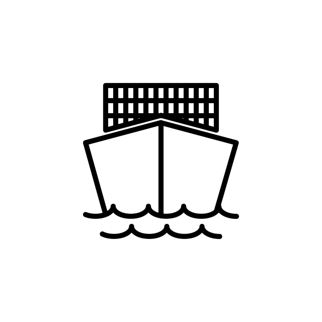 640x640 Container Ship Icon Stock Of Transportation Vehicles Isolated