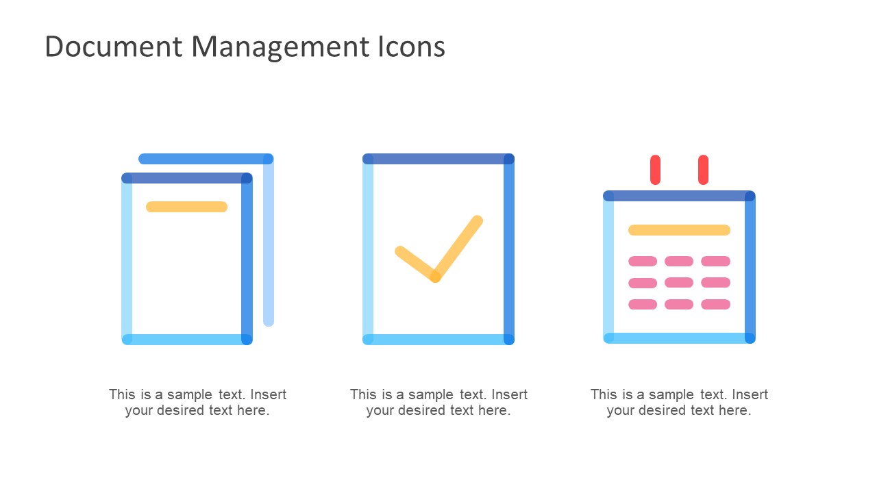 1280x720 Document Management Powerpoint Icons