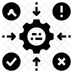 256x256 Context Icon Of Glyph Style