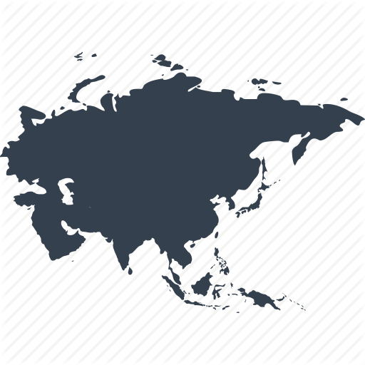 512x512 Asia, Continent, Geography, Location, Map, World Icon