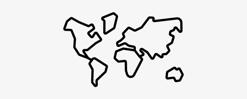 820x331 Continents Vector