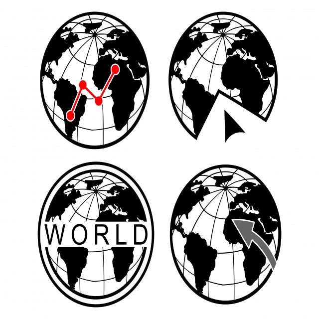 640x640 World Planet Map Earth Isolated Icon Vector Illustration Design