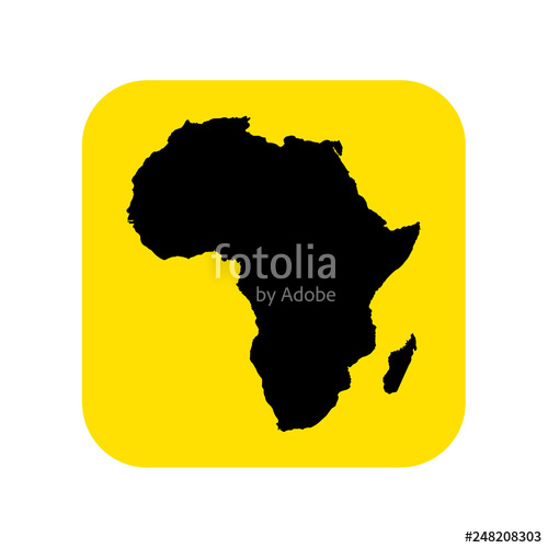500x500 Africa Continent Icon Vector Stock Image And Royalty Free Vector
