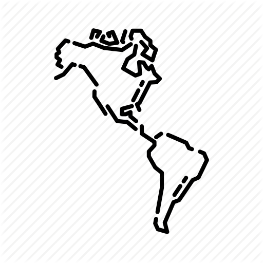 512x512 America, Continent, Continents, Geography, Maps Icon