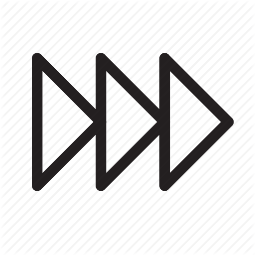 512x512 Continue, Fast, Forward, Media, Next, Speed, Triangle Icon