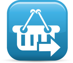300x260 Next Item In Basket Elements Glossy Icon Royalty Free Stock Image