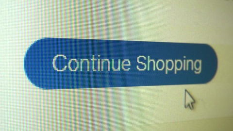 480x270 Click Button Continue Shopping Stock Video