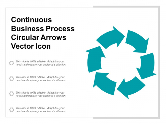 Continuous Business Process Circular Arrows Vector Icon Ppt 560x420 Continuous Business Process Circular Arrows Vector Icon Ppt