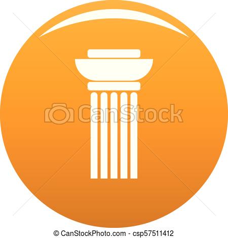 Continuous Column Icon Vector Orange Continuous Column Icon 450x470 Continuous Column Icon Vector Orange Continuous Column Icon