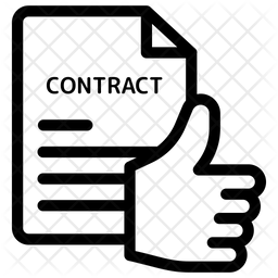 256x256 Contract Icon Of Line Style