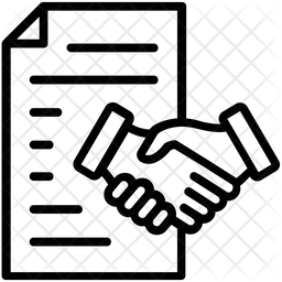 256x256 Contract Law Icon Of Line Style