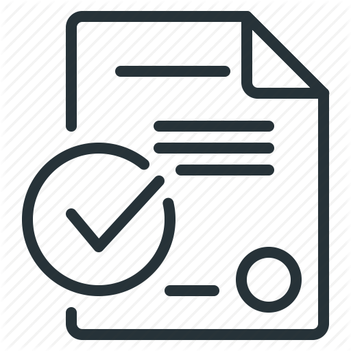 512x512 Check Mark, Contract, Document, Smart, Smart Contract Icon