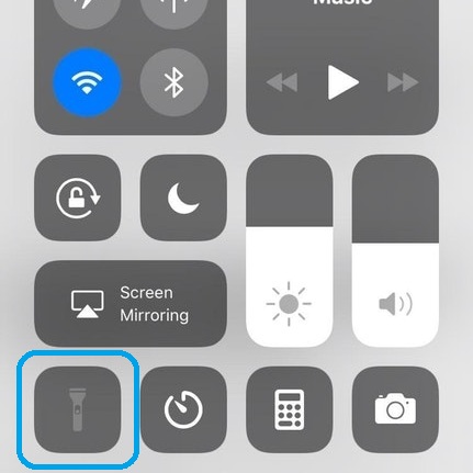431x431 How To Fix Greyed Out Flashlight Icon In Iphone Control Center