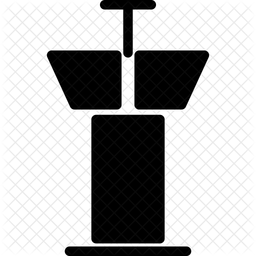 512x512 Control Tower Icon Of Glyph Style
