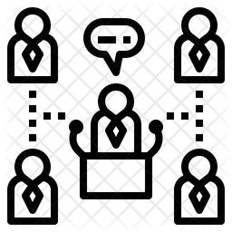 256x256 Convention Icon Of Line Style