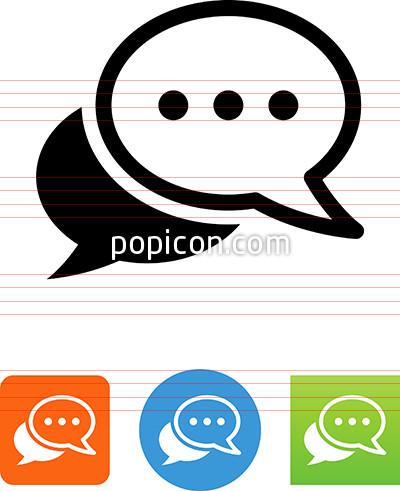 400x491 Conversation Bubble Icon