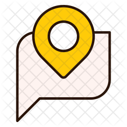 256x256 Conversation Bubble Icon Of Colored Outline Style