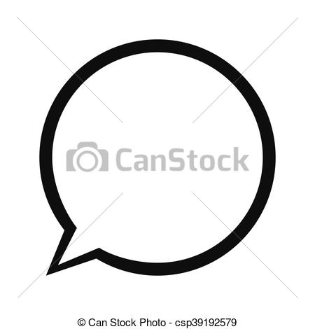 450x470 Flat Design Conversation Bubble Icon Vector Illustration Vectors
