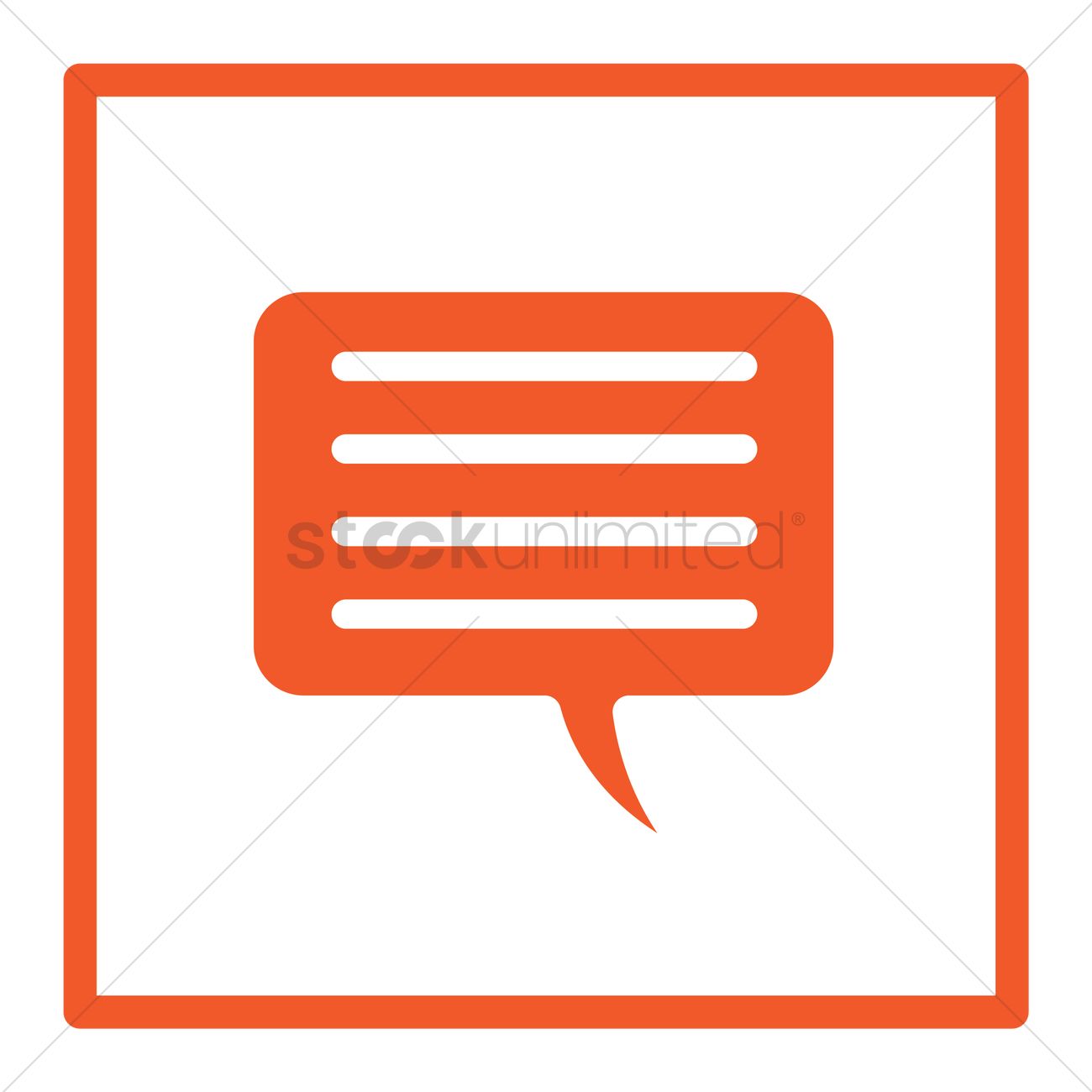 1300x1300 Message Bubble Icon Vector Image