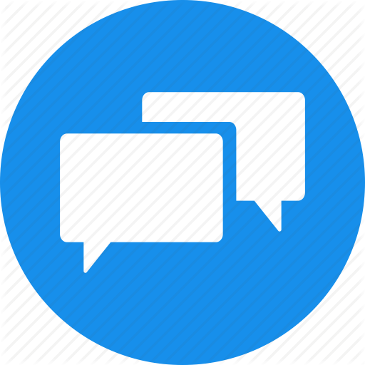 Advice, Blue, Chat, Circle, Communication, Conversation Icon 512x512 Advice, Blue, Chat, Circle, Communication, Conversation Icon