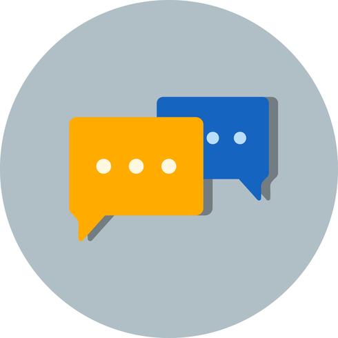 Vector Conversation Icon 490x490 Vector Conversation Icon
