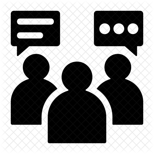512x512 Conversation Icon Of Glyph Style