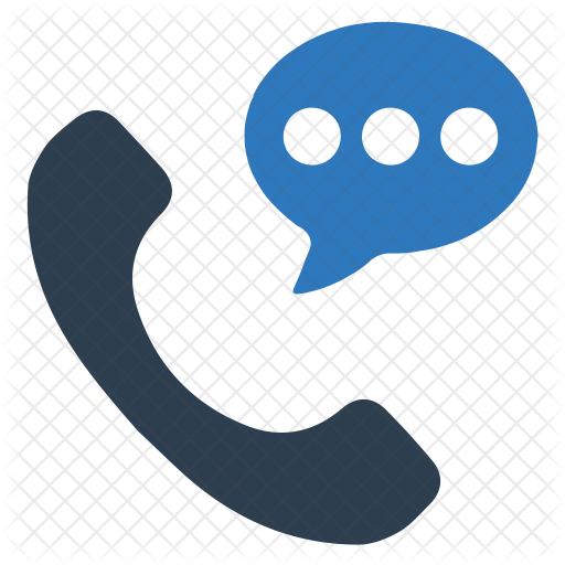 512x512 Telephone Conversation Icon Of Flat Style