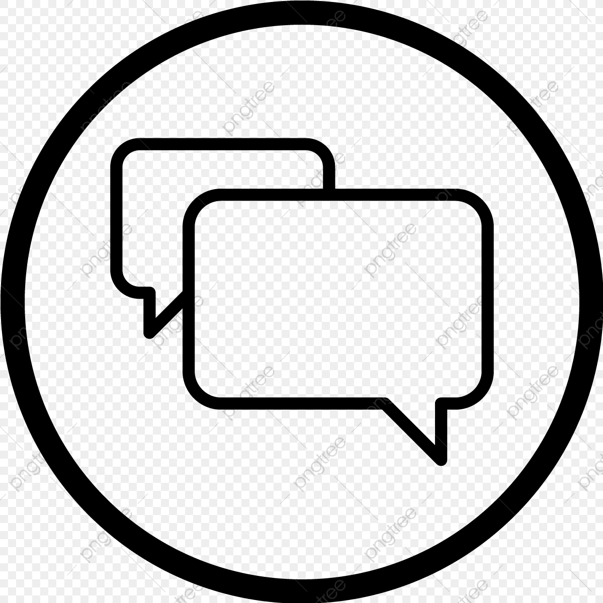 Conversation Icon Png at Vectorified.com | Collection of Conversation ...